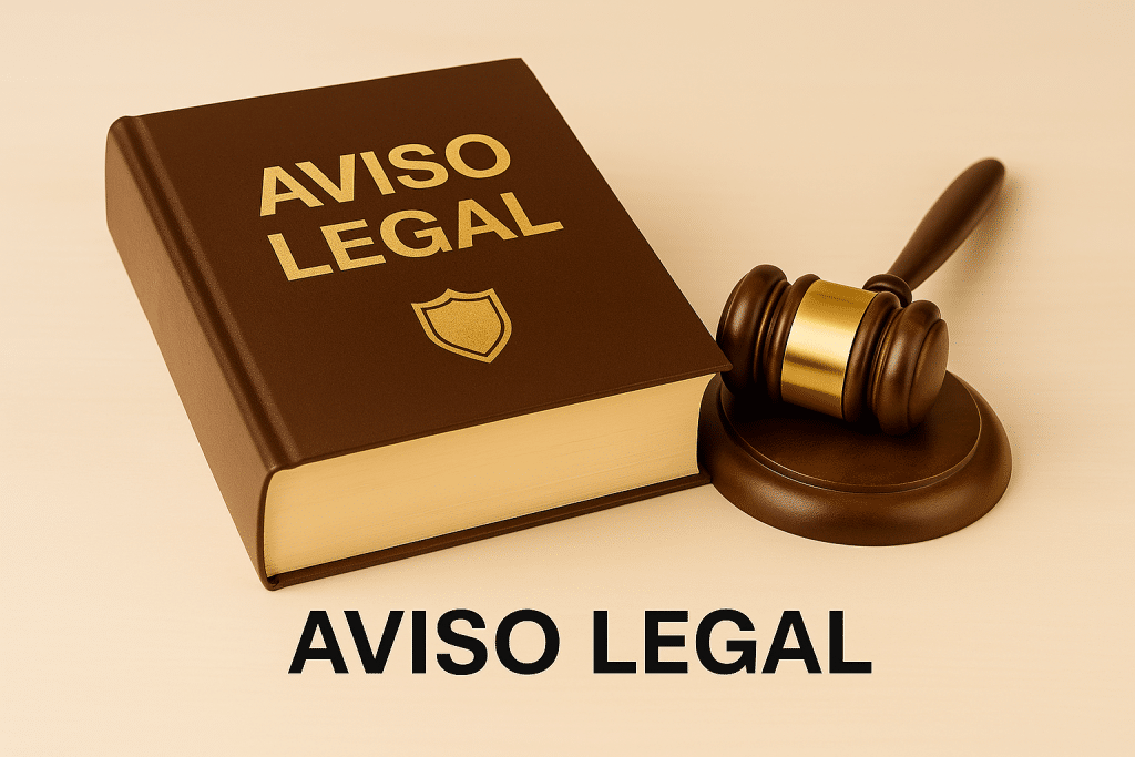 Imagen institucional con libro de leyes y balanza que representa el aviso legal y la normativa aplicable en comprartitulouniversitario.net